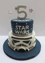 Storm Trooper Star Wars cake